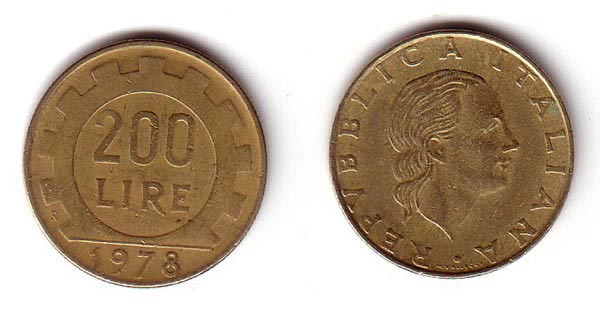 Monete Rare e storiche 200 lire