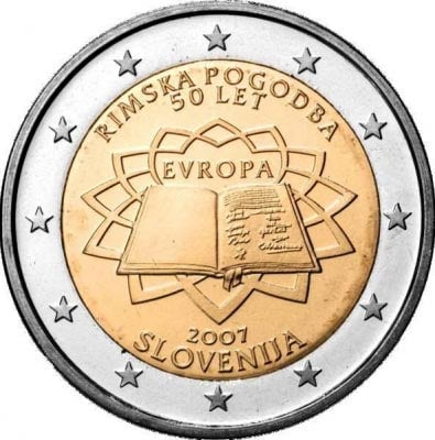 2 euro commemorativi Slovenia 2007