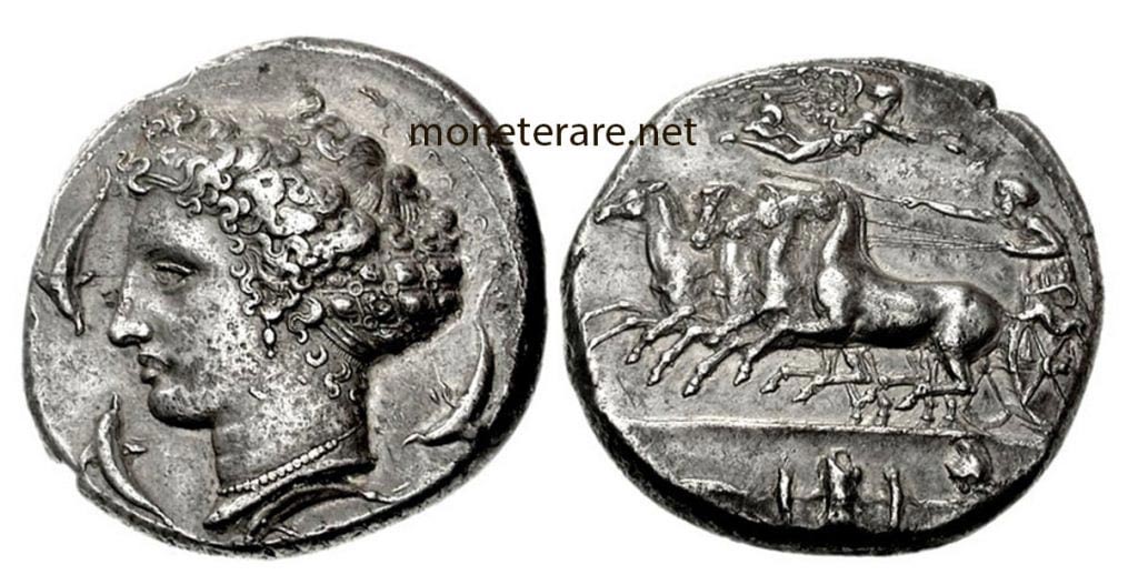 Moneta Greca Decagrammi Siracusa