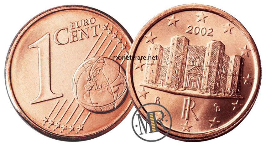1 centesimo euro italia castel del monte