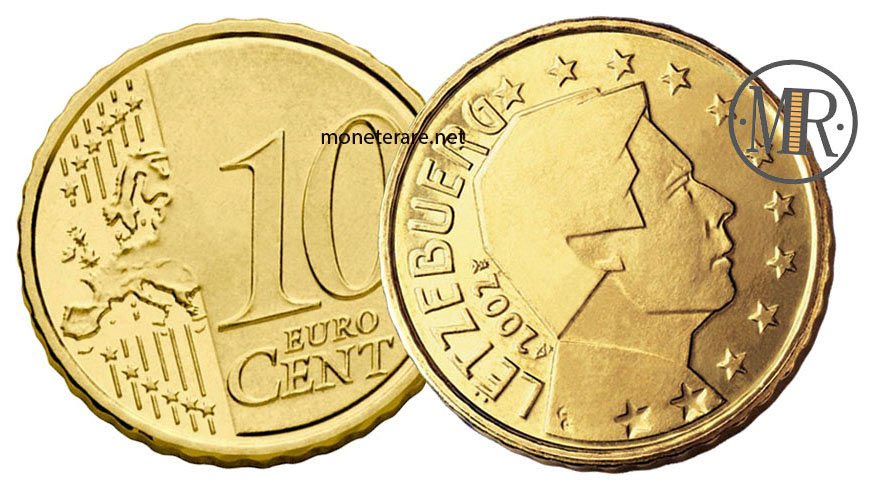 10 centesimi di euro del lussemburgo