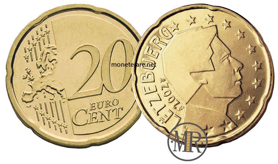 20 Centesimi Euro Lussemburgo