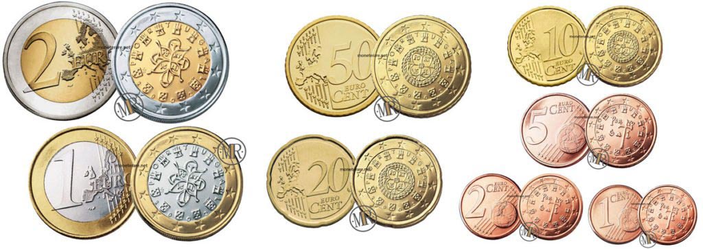 Monete Euro Portogallo