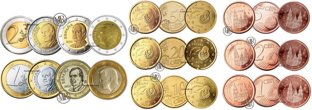 Monete Euro Spagna