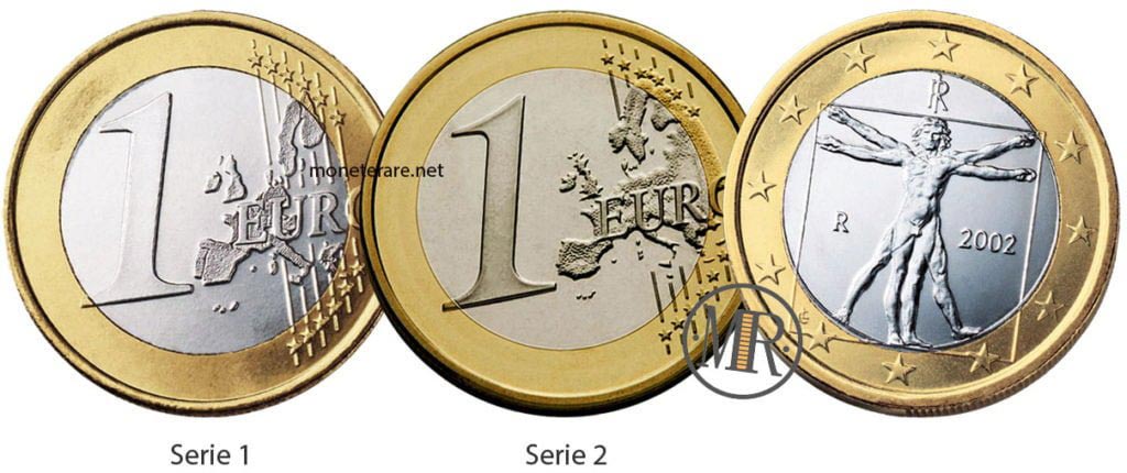 1 Euro Italia uomo vitruviano