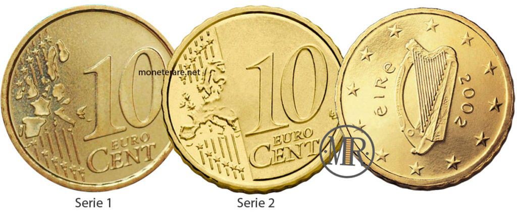 10 Centesimi Euro Irlanda Eurocollezione