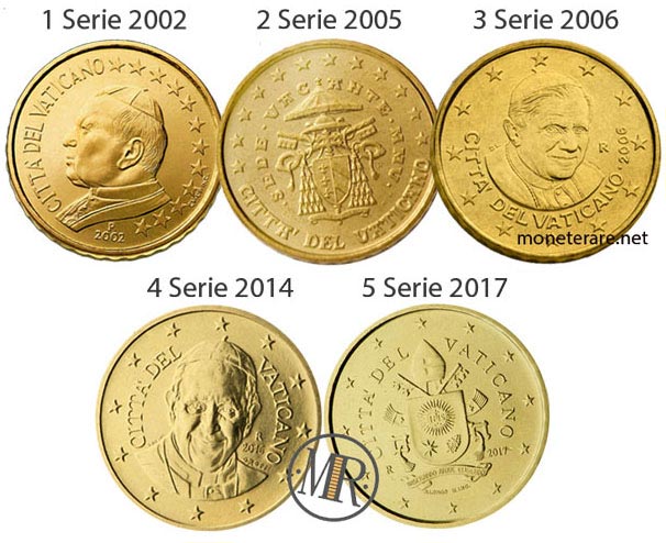 10 centesimi euro vaticano quinta serie
