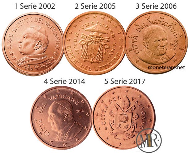 tutti i 2 centesimi di euro vaticano