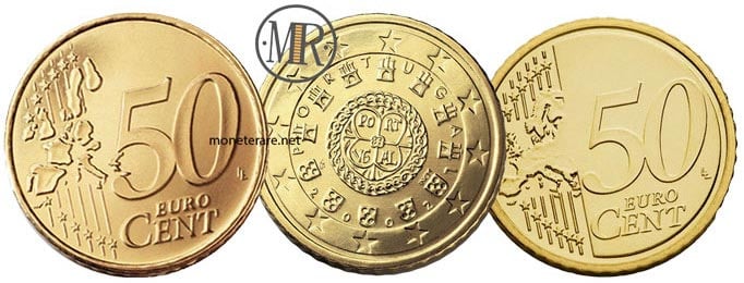 50 centesimi di euro portogallo