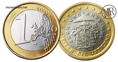 1 euro Vaticano Cardinale Camerlengo 2005