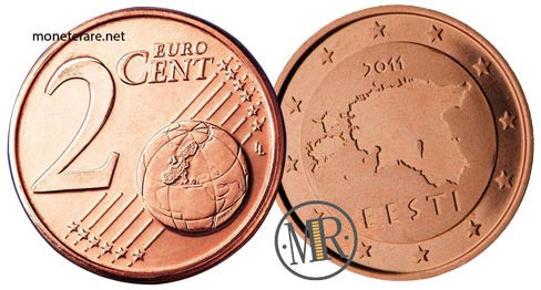 2 Centesimi Euro Estonia
