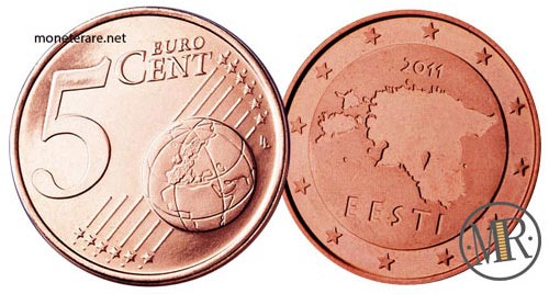 5 Centesimi Euro Estonia