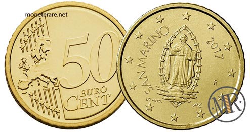 50 Centesimi Euro San Marino Terza Serie
