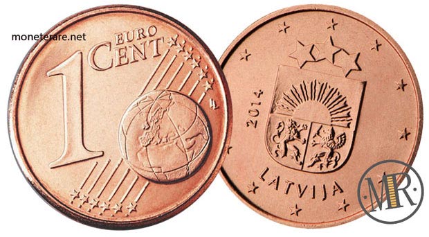 1 Centesimo Euro Lettonia