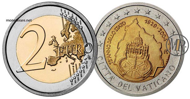 2 Euro Commemorativi Vaticano  2004