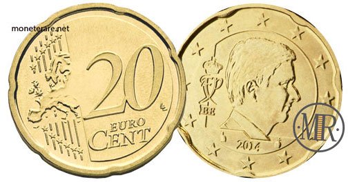 20 Centesimi Euro Belgio Quarta Serie 2014