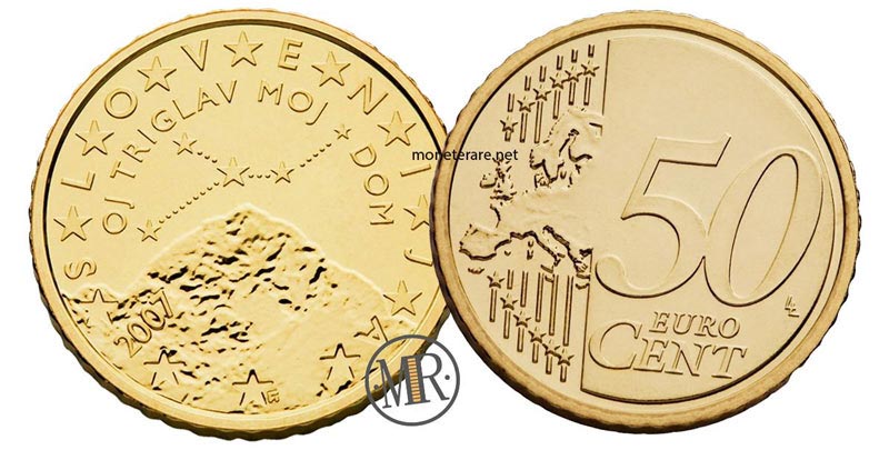 50 centesimi di euro slovenia