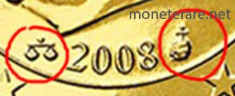 10 Centesimi Belgio 2008 simboli