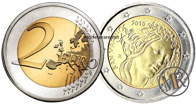 2 Euro San Marino 2010 Botticelli - Commemorativi