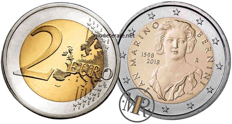 2 Euro San Marino 2018 Bernini - Commemorativi