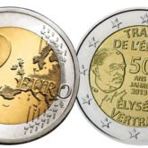 2 Euro Commemorativi Francia 2013 - 50° del Trattato dell'Eliseo