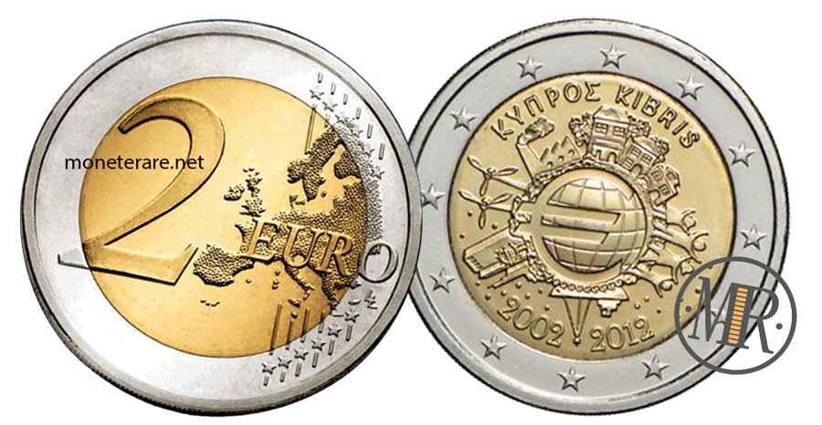 2 Euro Commemorativi di Cipro 2012 Euro