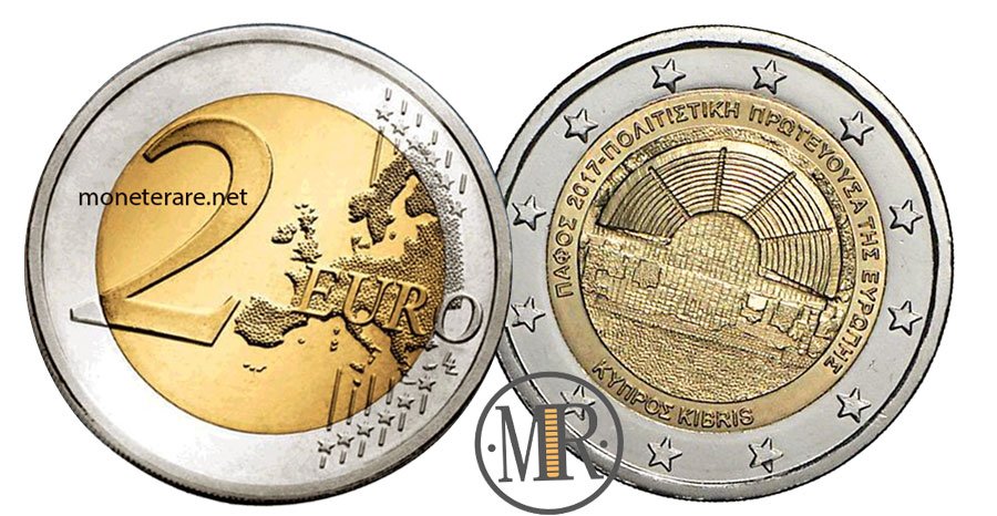 2 Euro Commemorativi di Cipro 2017 Pafo