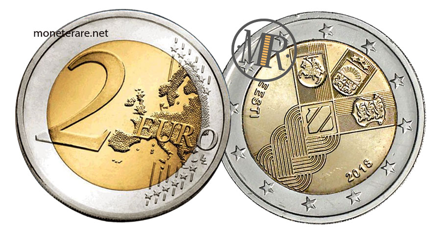 2 Euro Estonia 2018 Fondazione Stati Baltici Indipendenti