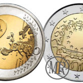 2 Euro Commemorativi Spagna 2015 Bandiera Europea