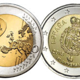 2 Euro Commemorativi Spagna 2018 Re Felipe VI