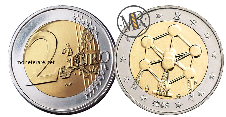 2 Euro Commemorativi Belgio 2006 Atomium