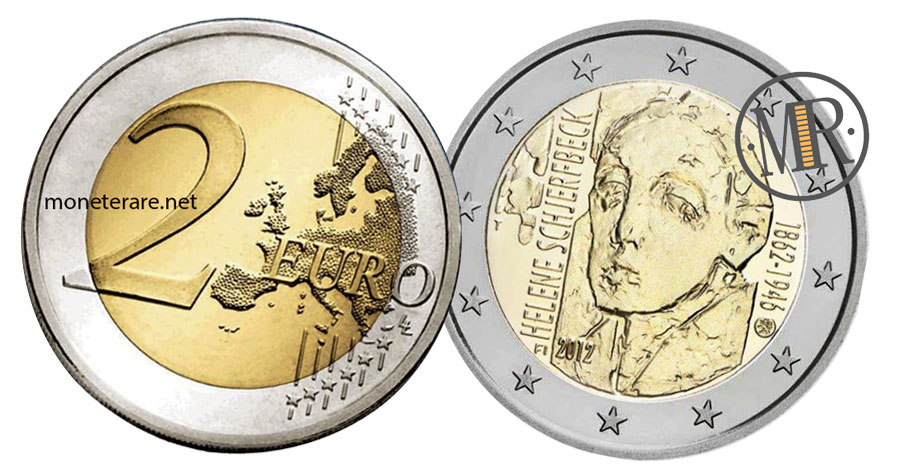 2 Euro Commemorativi Finlandia 2012 - Helene Schjerfbeck