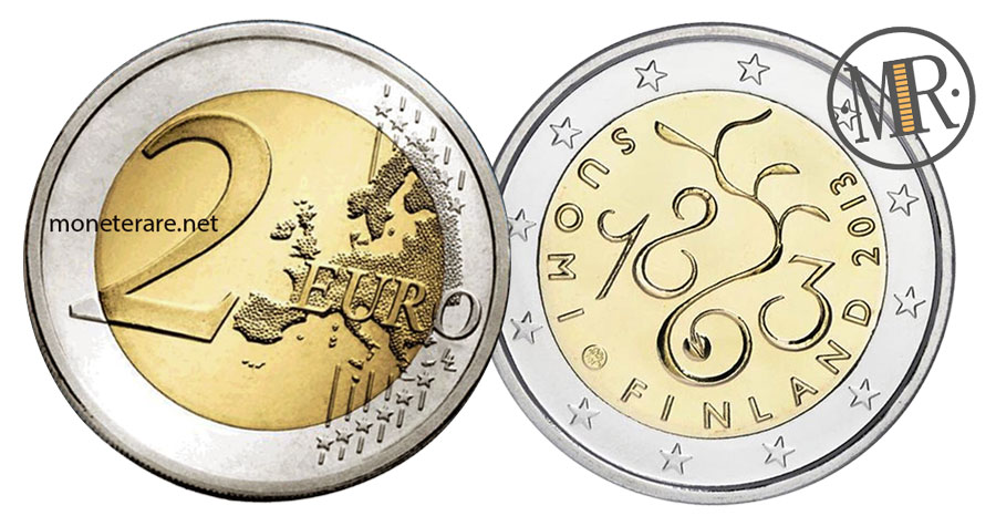 2 Euro Commemorativi Finlandia 2013 - Parlamento