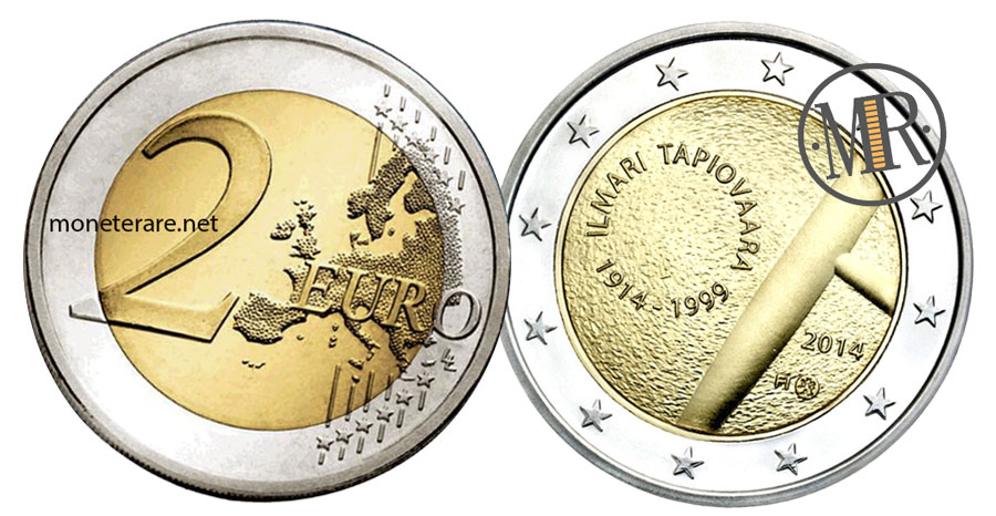 2 Euro Commemorativi Finlandia 2014 - Ilmari Tapiovaara