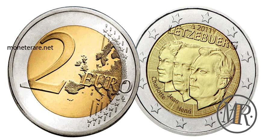 moneta da 2 Euro Commemorativi Lussemburgo 2011 Nomina (Luxembourg - Letzebuerg)
