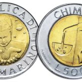 500 Lire San Marino Bimetalliche 1998 la Chimica