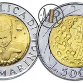 500 Lire San Marino Bimetalliche 1999 Il Cielo Odierno