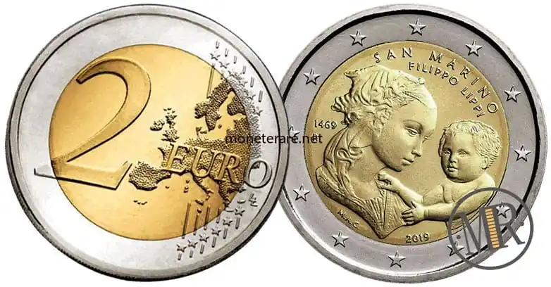 2 Euro San Marino 2019 Leonardo da Vinci