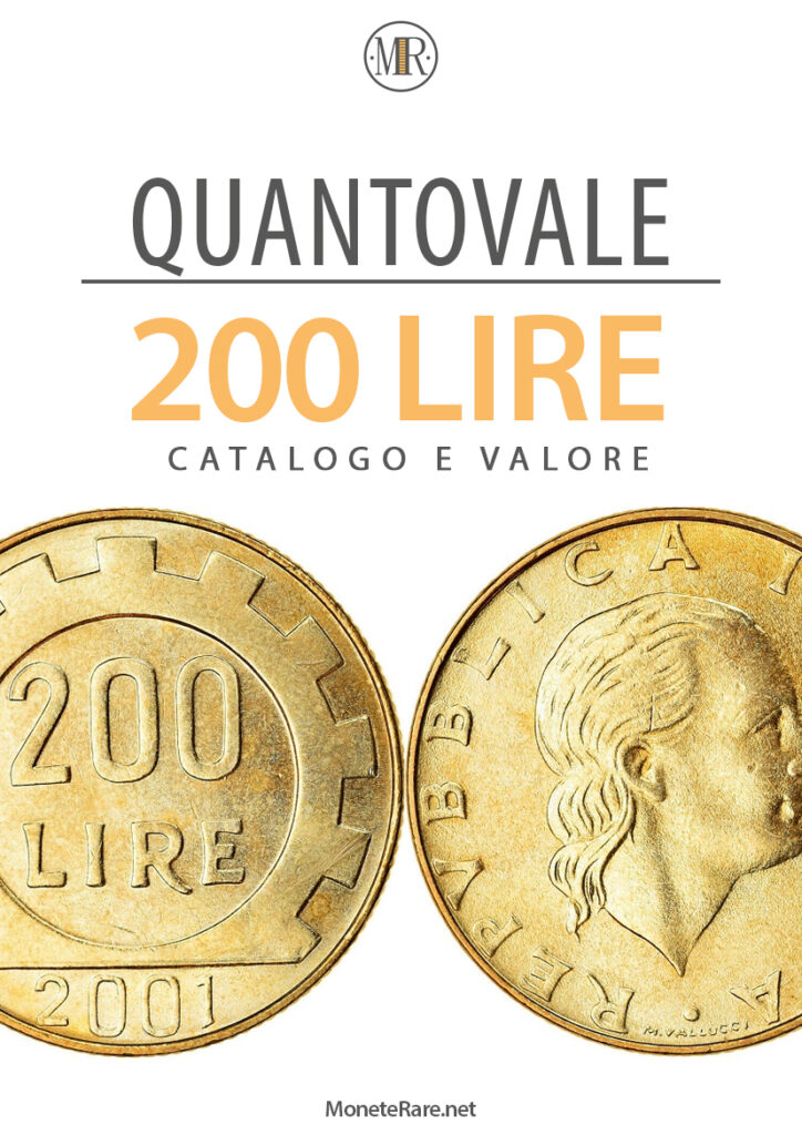 quanto vale 200 lire repubblica italiana