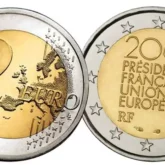 2 Euro Commemorativi Francia 2008 Presidenza del Consiglio Unione Europea