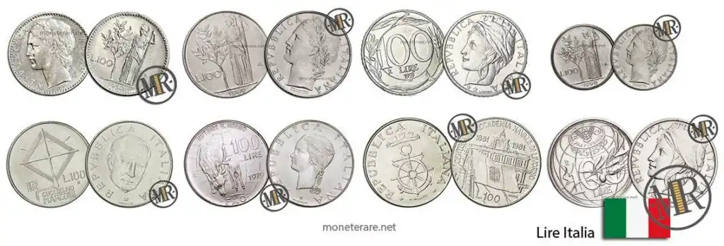 100 Lire Rare. Vedi il valore delle 100 lire 1955, 1956 1957