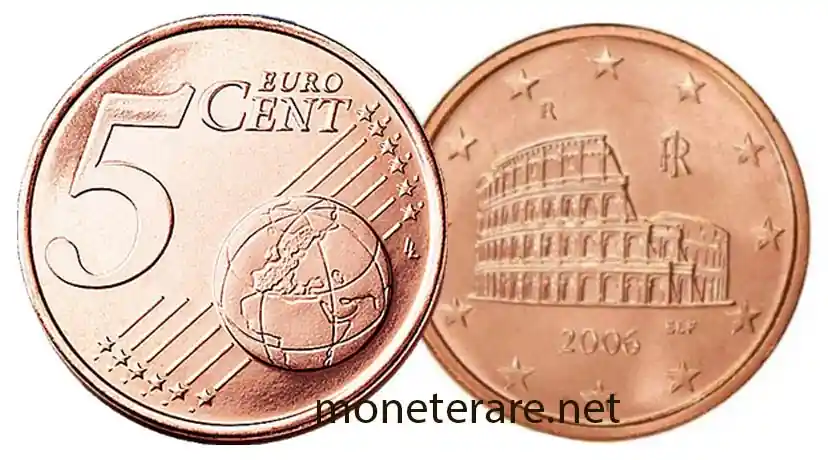 moneta da 5 Centesimi Euro
