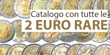 tutte le monete da 2 euro rare con il valore