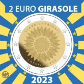 2-euro-2023-girasole-slava-ukrainai