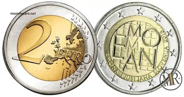 2 Euro Commemorativi Slovenia 2015 Fondazione di Emona