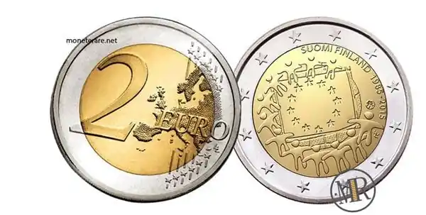 2 Euro Commemorativi Slovenia 2015 Bandiera