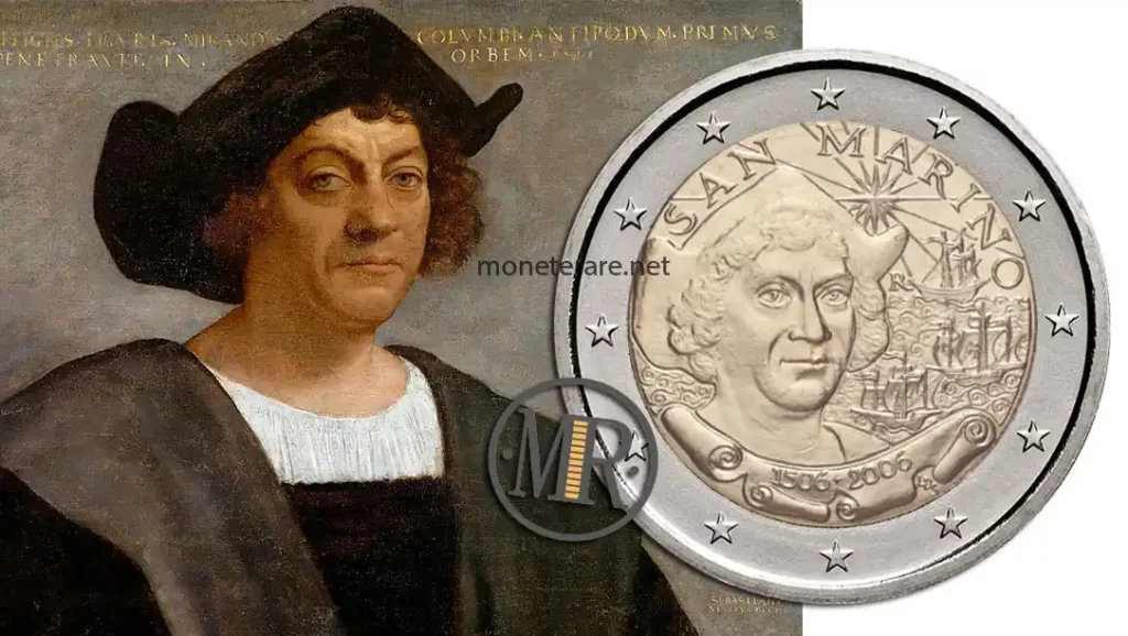 Cristoforo Colombo - Sebastiano del Piombo 1519 - 2 Euro San Marino 2006