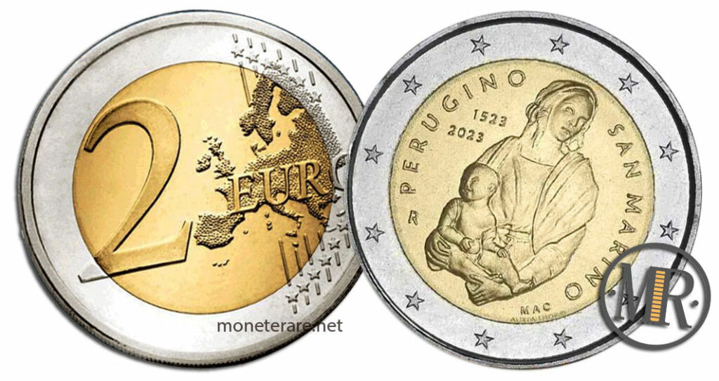2 Euro Commemorative San Marino 2023 Perugino