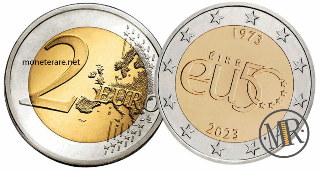2 Euro Commemorativi Irlanda 2023 Unione Europea