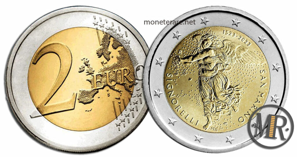 2 Euro Commemorativi San Marino 2023 Luca Signorelli